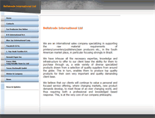 Tablet Screenshot of bellatradeinternational.com